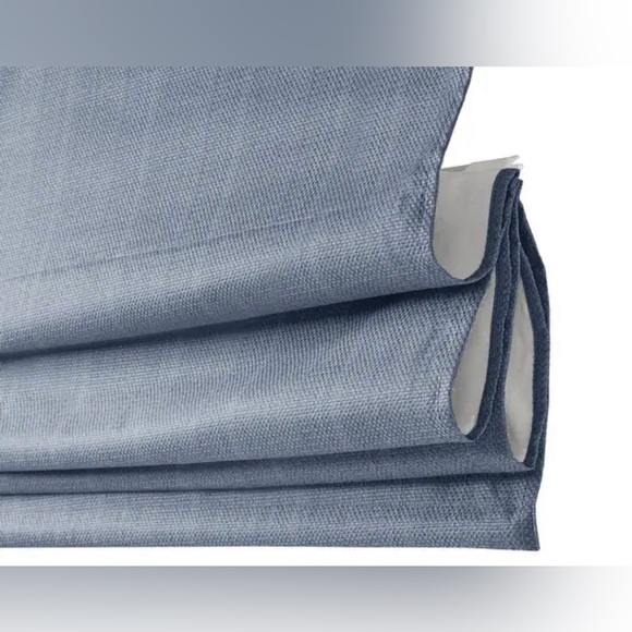 Madison Park Colm Basketweave Room Darkening Cordless Roman Shade Set of 2 27x62 - Picture 6 of 16